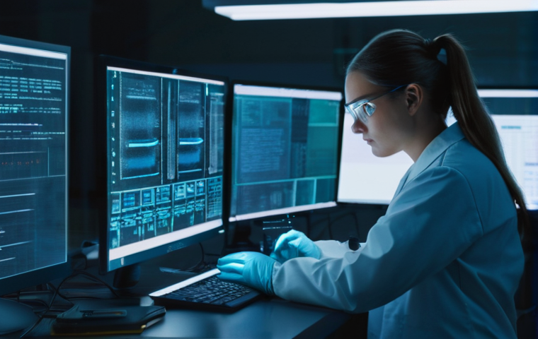 범죄자의 거짓말 탐지 기술 - **Prompt Title:** The Silent Confession
    **Prompt:** A focused, intense close-up shot within a mo...