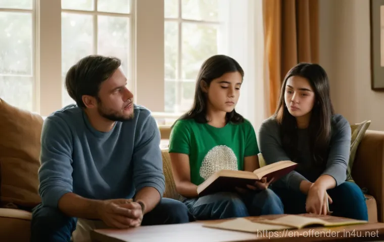 흉악범죄자의 무기징역 선고 사례 - An allegorical scene depicting three distinct, ethereal figures converging around a central, softly ...